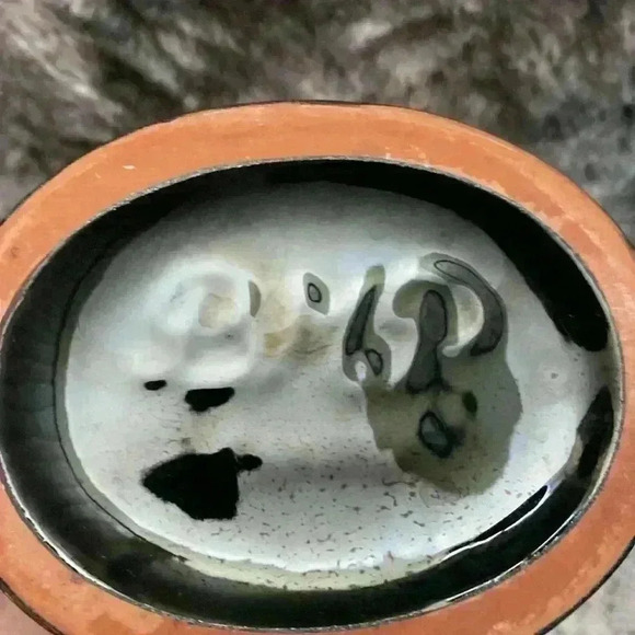 Vintage Blue Mountain Pottery BMP Large Open Leaf  Style Vase, Green Glaze - Picture 16 of 16